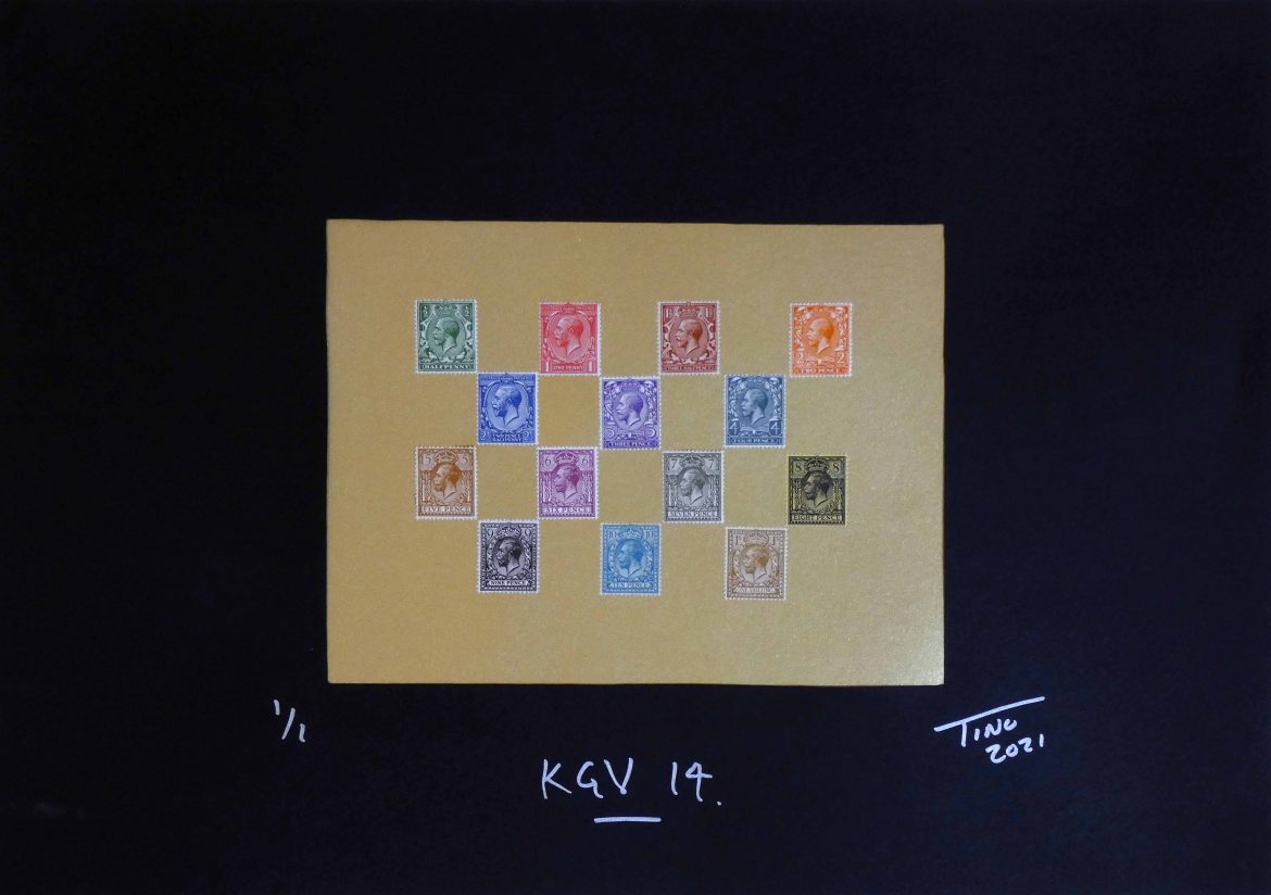Stamp Art: The Shades of ‘Colour’ project
