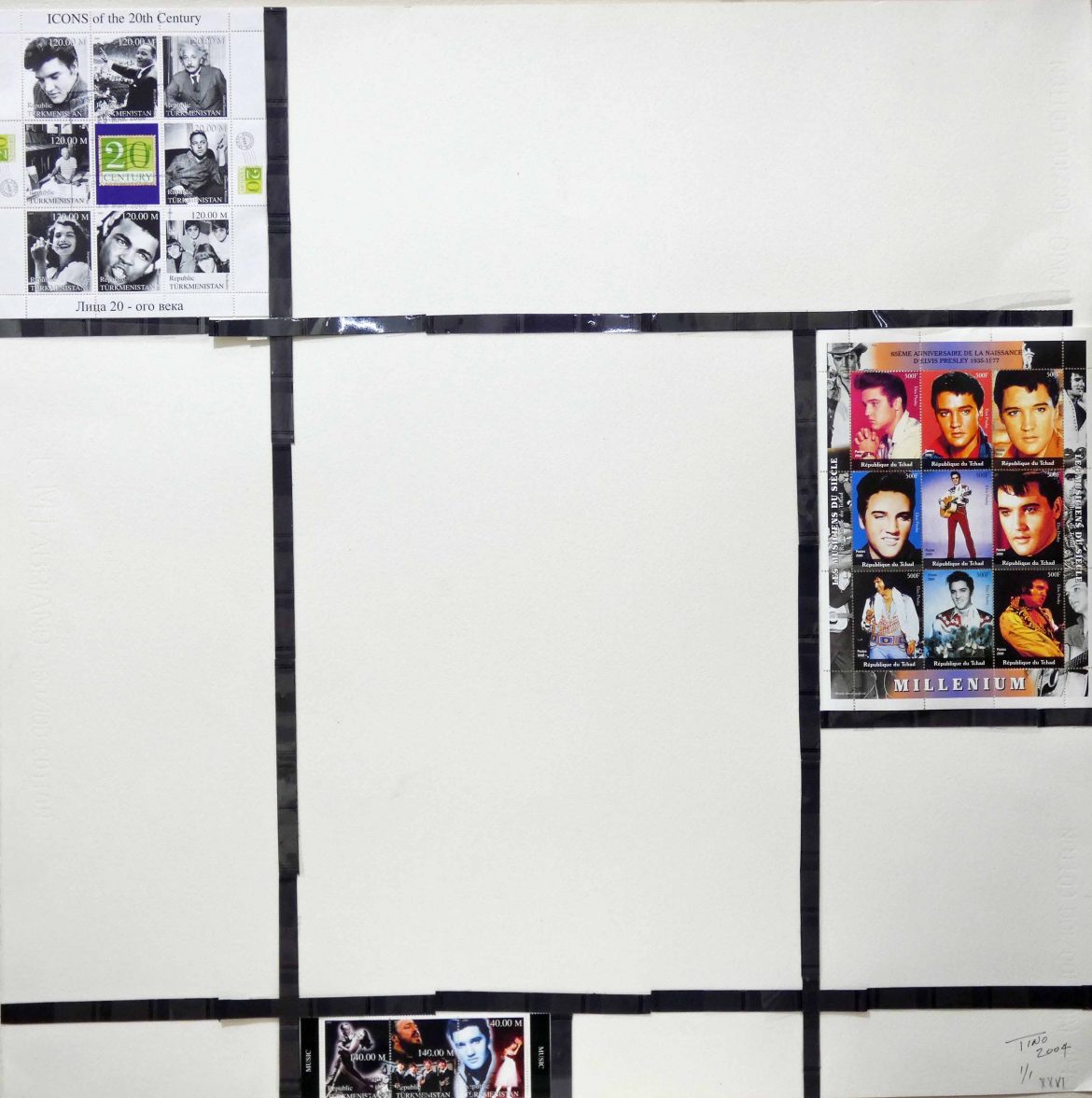 Stamp Art: The Mondrian ‘Trials’ project – 2004