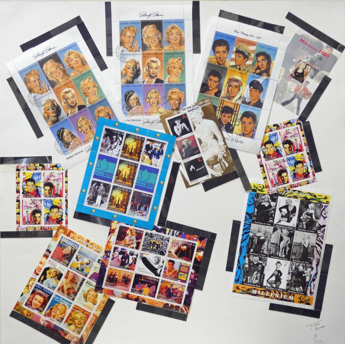 Stamp Art: The Mondrian ‘Thematic’ project – 2004