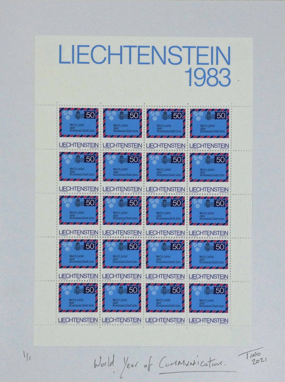 Stamp Art: The Liechtenstein ‘1983’ project