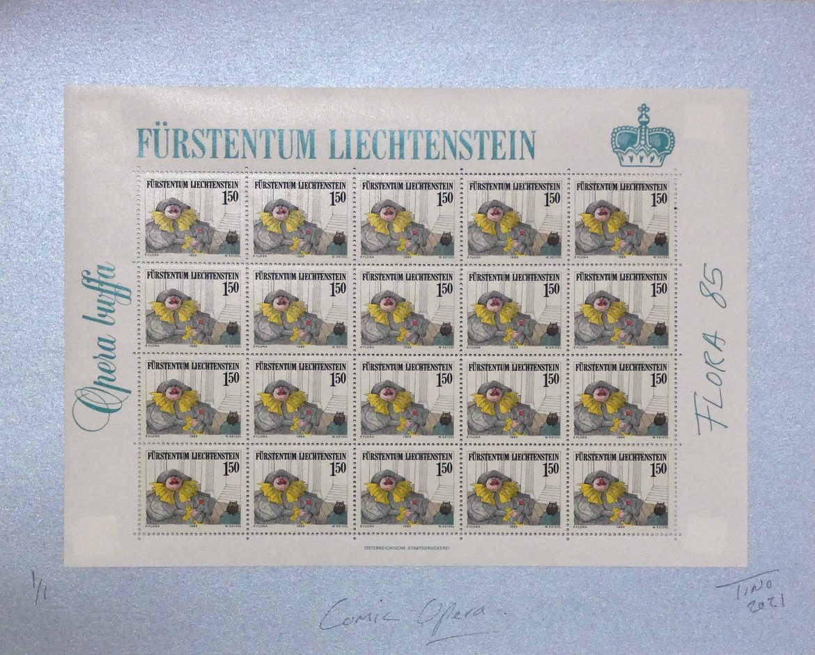 Stamp Art: The Liechtenstein ‘Flora 85’ project